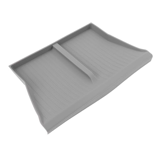 Center Console Wireless Charging Mat, Easy to Clean Anti Slip Silicone Pad, with Stable Charging for Car Interior Accessories (Grey W240004613) - color: Grey W240004613