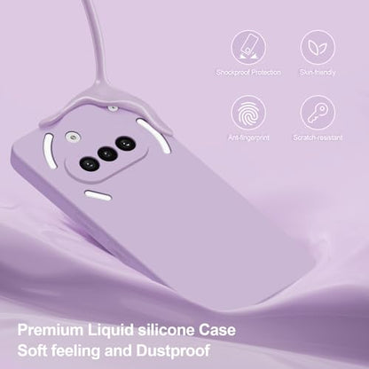 Silicone Case for Nothing Phone 3A, Purple - color: Purple, size: Nothing Phone 3A