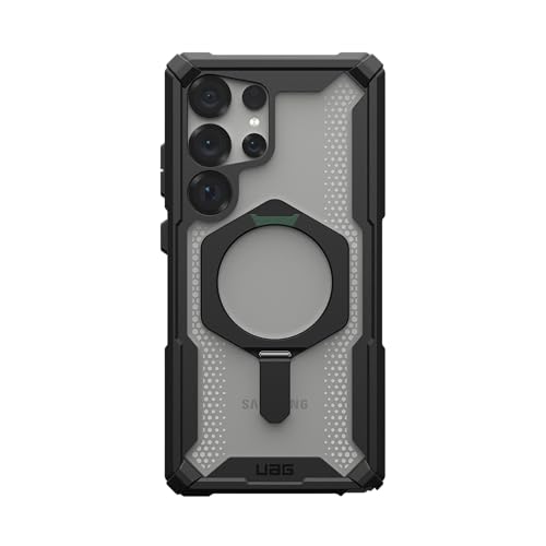 URBAN ARMOR GEAR UAG for Samsung Galaxy S25 Ultra Case 6.9" with Kickstand Plasma XTE - Compatible with Magnetic Charging Transparent Rugged Military Drop Tested Protective Cover, Black/Clear - color: Plasma XTE - Black/Clear