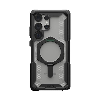 URBAN ARMOR GEAR UAG for Samsung Galaxy S25 Ultra Case 6.9" with Kickstand Plasma XTE - Compatible with Magnetic Charging Transparent Rugged Military Drop Tested Protective Cover, Black/Clear - color: Plasma XTE - Black/Clear