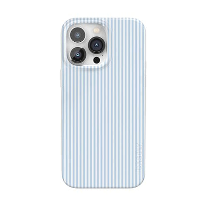Casely iPhone 14 Pro Case | Marina Lines | Tiny Pinstripe | Compatible with MagSafe | Classic Ultra Thin Design - color: Marina Lines | Tiny Pinstripe, size: Iphone 14 Pro