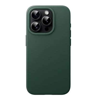 JETech Silicone Case for iPhone 15 Pro, Midnight Green | Silky Soft Touch, Shockproof Protection, Scratch Resistant, Microfiber Lining - color: Midnight Green, size: iPhone 15 Pro