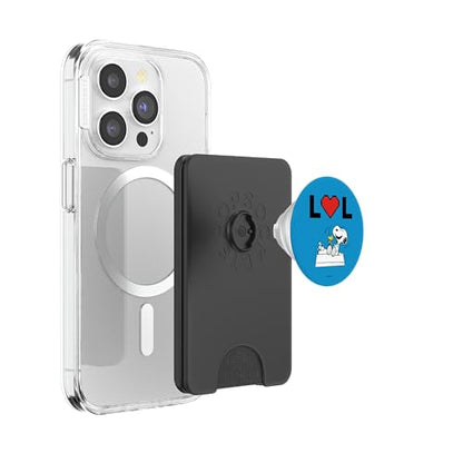 Peanuts Snoopy Woodstock Lots of Love PopSockets PopWallet for MagSafe - style: Magnetic PopWallet