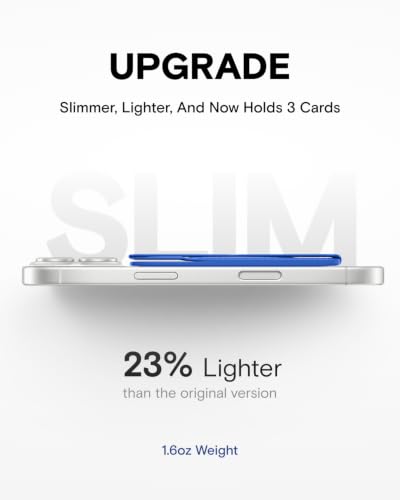 MOFT Snap-on Phone Stand & Wallet AERA, MagSafe Wallet, Slim Card Holder - color: Sapphire, size: AERA