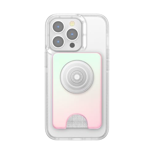 PopSockets Phone Wallet for MagSafe with Grip- Mermaid Pink - color: Mermaid Pink, style: MagSafe