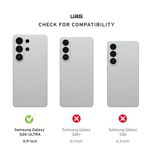 URBAN ARMOR GEAR UAG for Samsung Galaxy S26 Ultra Case 6.9" Monarch Pro - Magnetic Charging Compatible Rugged Military Drop Tested Protective Cover, Kevlar Black - color: Monarch Pro - Kevlar Black