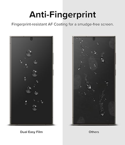Ringke for Samsung Galaxy S24 Ultra Screen Protector [Dual Easy, 2 Pack]