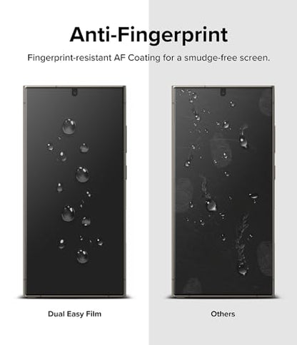 Ringke for Samsung Galaxy S24 Ultra Screen Protector [Dual Easy, 2 Pack]