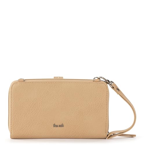 The Sak Iris Smartphone Crossbody Purse - Small Women's Cellphone Bag & Wallet For Everyday- Convertible Wristlet With Zipper | Fits Most Smartphones, Card Slots & Zip Pocket, Detachable Wristlet & Crossbody Straps, Hands-Free for Travel & Errands - color