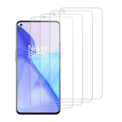 4 Pack Glass Screen Protector Compatible for OnePlus 9 5G / LE2113 LE2111 LE2110 [9H Hardness]-HD Screen Tempered Glass, Scratch Resistant,Easy Install [Case Friendly] - size: OnePlus 9 5G