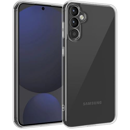 TENOC Phone Case for Samsung Galaxy S24 FE, Clear Case Anti-Yellowing Protective Bumper Hard Back Cover - color: Clear Anti-Yellowing, size: S24 FE