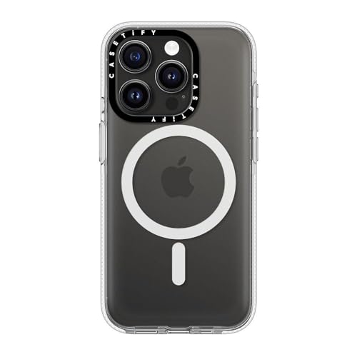 CASETiFY for iPhone 15 Pro Case - Impact Clear Compatible with MagSafe | Not Yellowing | 6.6 ft. 3X Military Grade Drop Protection | Clear - color: Clear, size: Iphone 15 Pro (6.1")
