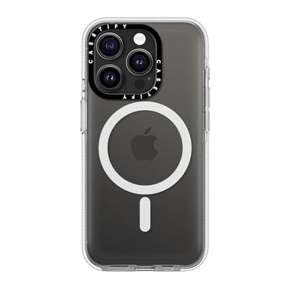 CASETiFY for iPhone 15 Pro Case - Impact Clear Compatible with MagSafe | Not Yellowing | 6.6 ft. 3X Military Grade Drop Protection | Clear - color: Clear, size: Iphone 15 Pro (6.1")