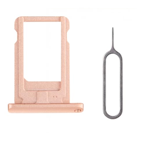 for iPad 2019 2020 10.2 inch SIM Card Tray Holder Slot Replacement for iPad 7th 8th Gen Fit for Model: A2200 A2198 A2428 A2429 A2430 (Gold) - color: Gold