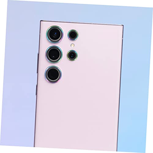 Angoily 2set Scratch Camera Lens Protectors for Ultra Tempered Film Easy Installation High Transparency Prevents Damage and Maintains Image Quality