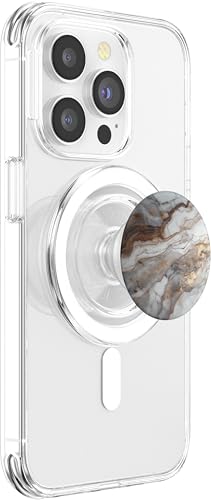 Marble Pattern PopSockets PopGrip for MagSafe - style: Magnetic PopGrip