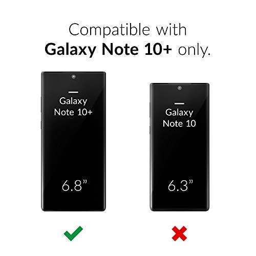 Crave for Galaxy Note 10 Plus Case, Shockproof Protection Dual Layer Case for Samsung Galaxy Note 10 Plus (6.8 inch) - Black - color: Black