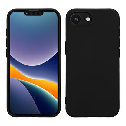 kwmobile Case Compatible with Apple iPhone 17e / iPhone 16e Case - Slim Protective TPU Silicone Phone Cover - Black Matte - color: black matte, size: iPhone 17e / iPhone 16e