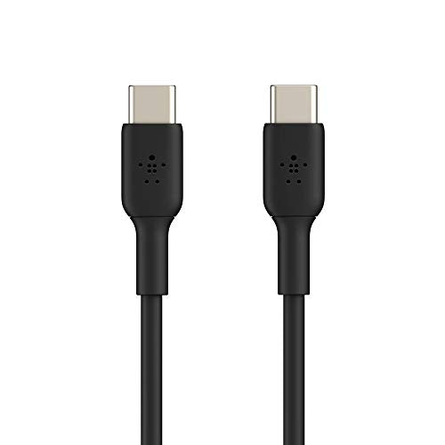Belkin USB-C PD Car Charger 36W (Dual 18W USB-C Power Delivery Car Charger & USB-C to USB-C Cable, USB Type-C Cable (3.3ft/1m, Black