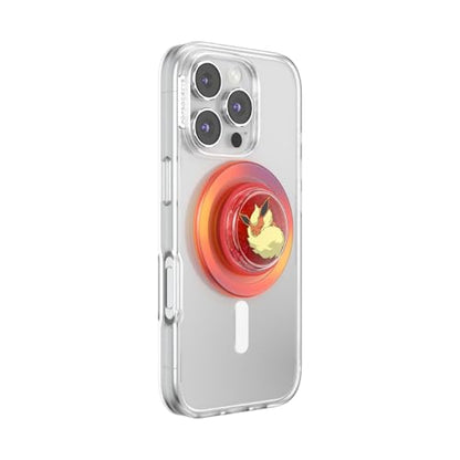 PopSockets Phone Grip for MagSafe, Magnetic Holder- Sleepy Flareon - color: Tidepool Sleepy Flareon, style: MagSafe