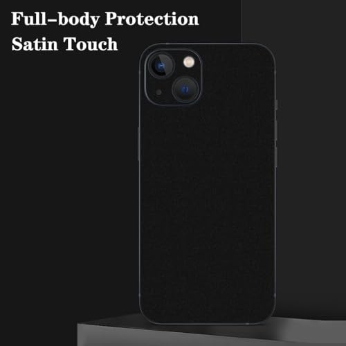 [2 Pack Back Screen Protector for iPhone 17, Not Glass Hydrogel Protector Film Ultra-Thin Full Wrapped Edge Transparent (Matte Black) - color: Matte Black