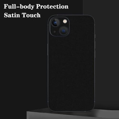 [2 Pack Back Screen Protector for iPhone 17, Not Glass Hydrogel Protector Film Ultra-Thin Full Wrapped Edge Transparent (Matte Black) - color: Matte Black