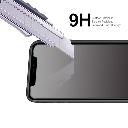 Supershieldz (2 Pack) Designed for Apple iPhone 11 and iPhone XR (6.1 inch) (Privacy) Anti Spy Tempered Glass Screen Protector with (Easy Installation Tray) Anti Scratch, Bubble Free
