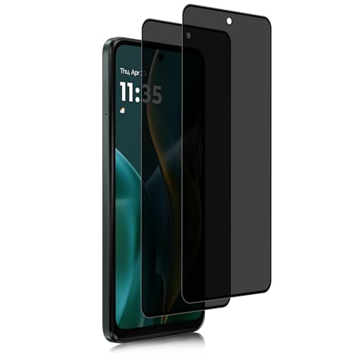 [2 Pack Motorola Moto G (2025) 5G Privacy Screen Protector, Privacy Tempered Glass Film, Anti-Spy Protection for Motorola Moto G (2025) 5G Screen Protector - size: Motorola Moto G (2025)