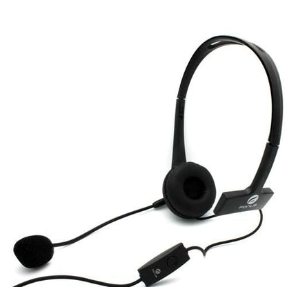 Wired Mono Headphone Earphone w Mic Headset Compatible with TCL 30 T/30 V/30 SE 5G, 3.5mm Single Earbud Hands-Free Microphone Over-The-Head