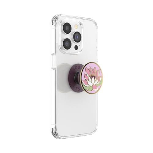 PopSockets Adhesive Phone Grip, Holder- Water Lily - color: Water Lily, style: Adhesive