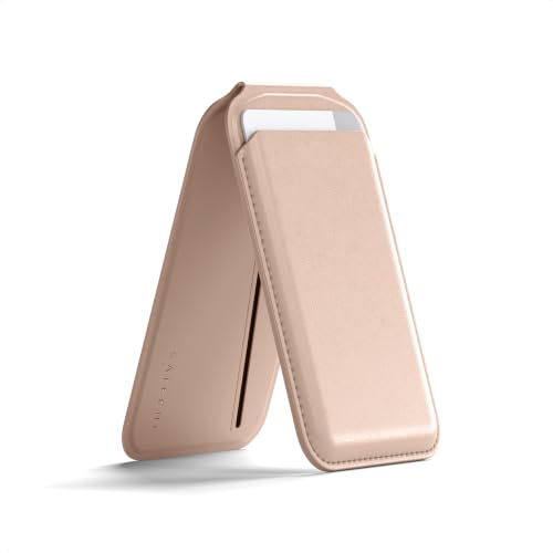 Satechi MagSafe Wallet Stand, Card Holder, NFC Pass-Through - color: Desert Rose