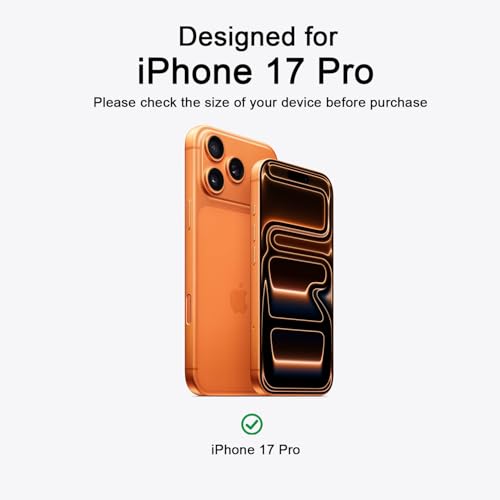 for iPhone 17 pro Case Translucent Matte Phone Cover, [10 FT Military Grade Drop Protection] Slim Durable Shockproof Protective Bumper (Green, iPhone 17 pro) - color: Green, size: iPhone 17 pro