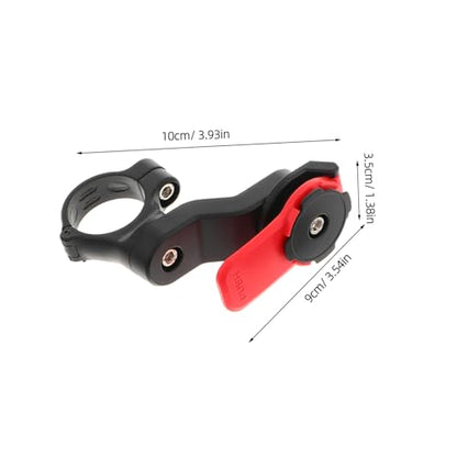 Red Plastic Bike Phone Holder with Anti Vibration Shock Absorption