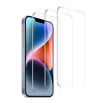 3 Pack Tempered Glass Screen Protector for iPhone 14 Plus/13 Pro Max, 9H Hardness, Scratch Resistant, HD Clear, Case Friendly, Bubble-Free, Easy Install - size: iPhone 14 Plus/13 Pro Max