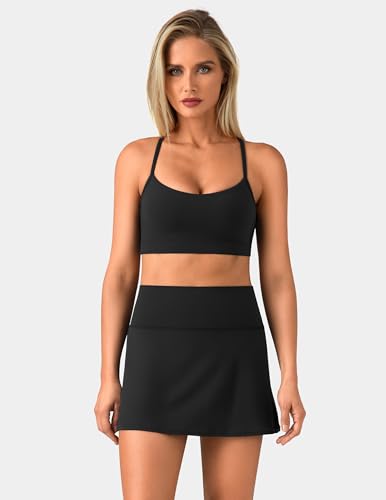 Colorfulkoala Dreamlux Tennis Skirts - color: Black, size: XX-Large