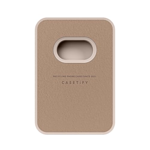 CASETiFY Snappy Ripple Wallet [Campatible with Magsafe] - Oat - color: Oat