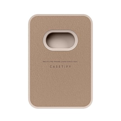 CASETiFY Snappy Ripple Wallet [Campatible with Magsafe] - Oat - color: Oat