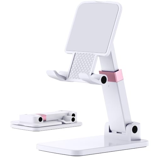 Cell Phone Stand Cute Mobile Holder For iPhone Desk Office Accessories - color: 01-White
