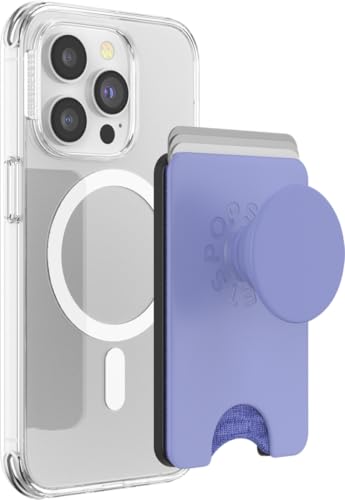 PopSockets Phone Wallet for MagSafe with Grip- Deep Periwinkle - color: Periwinkle, style: MagSafe