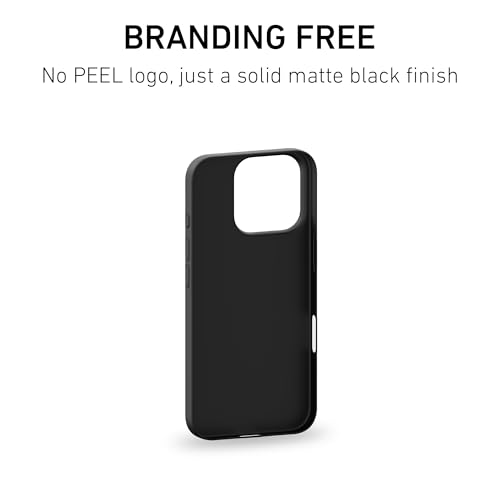 PEEL Super Thin Case for iPhone 16 (Blackout) - color: Blackout, size: Super Thin