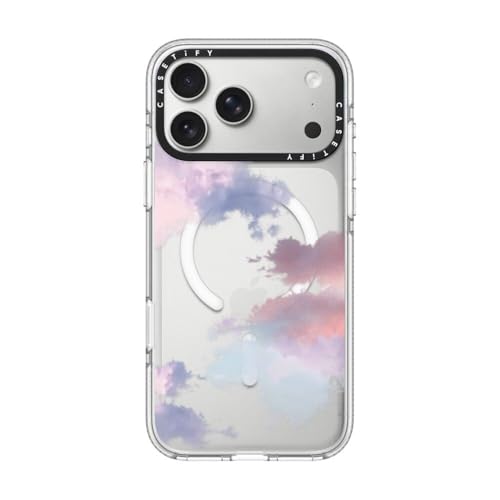 CASETiFY for iPhone 17 Pro Max Case - Impact Clear Compatible with MagSafe | Not Yellowing | 6.6 ft. 3X Military Grade Drop Protection | Clouds | Clear - color: Clouds, size: Iphone 17 Pro Max (6.9")