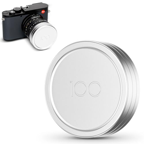 Q3 43 Metal Lens Cap Protector for Leica Q3 43 Q Q-P Camera Accessories - color: Silver