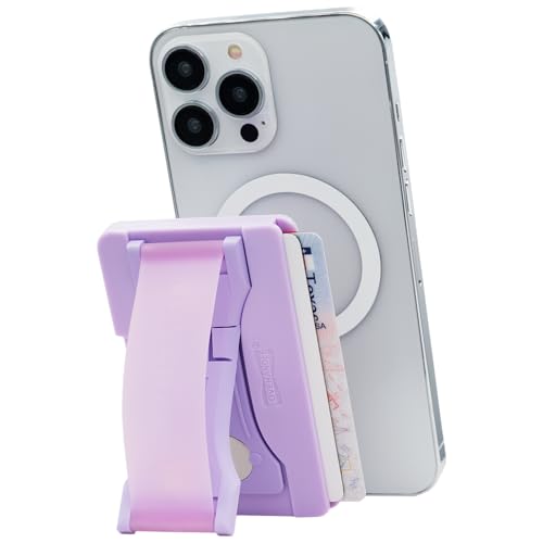 LOVEHANDLE Wallet for MagSafe + Kickstand - Lavender Glow - color: Lavender