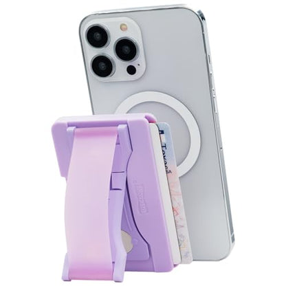 LOVEHANDLE Wallet for MagSafe + Kickstand - Lavender Glow - color: Lavender