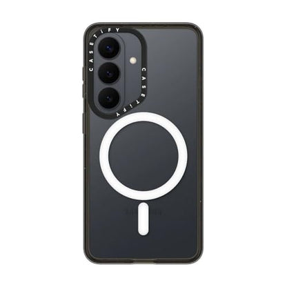 CASETiFY for Galaxy S26 Case - Impact Magnetic Clear Black | Wireless charging and MagSafe compatible | 8.2 ft. 4x Military Grade Drop Protection | Black - color: Clear Black, size: Galaxy S26 (6.3")