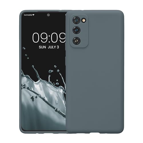 kwmobile Case Compatible with Samsung Galaxy S20 FE Case - Protective Slim TPU Phone Cover - Soft Matte Finish - Dark Slate - color: Dark Slate, size: Galaxy S20 FE