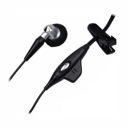 Headset Mono 3.5mm Hands-Free Earphone Single Earbud Headphone Earpiece w Mic Wired [Black] for AT&T Samsung Galaxy Express 3 - AT&T Samsung Galaxy Express Prime - AT&T Samsung Galaxy J3 (2016)