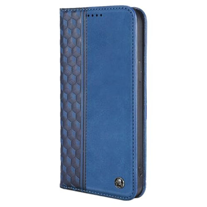 Wallet Case for Google Pixel 9A 2025 6.3 Inch - PU Leather Flip Cover with Card Holder Slots, Strong Magnetic Folio Kickstand Phone Case, Blue - color: Blue, size: google pixel 9a 6.3"