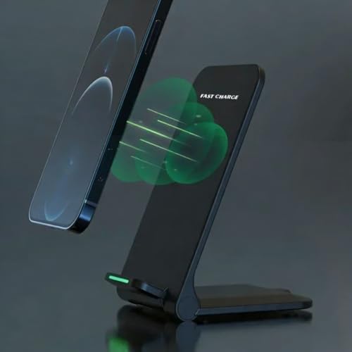 Dual Coil Wireless Charger Phone Charge for iPhone 17 16 15 14 13 12 Pro Max 15 14 13 12 Folding Fast Charging for Samsung Xiaomi 17 Pro Ma4x (White with Cable) - color: White with Cable