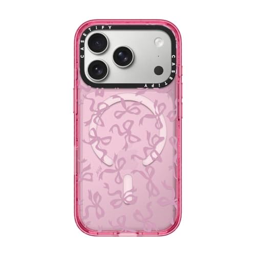 CASETiFY for iPhone 17 Pro Case - Impact Compatible with MagSafe | 8.2 ft. 4x Military Grade Drop Protection | BOWS | Pink - color: BOWS, size: Iphone 17 Pro (6.3")